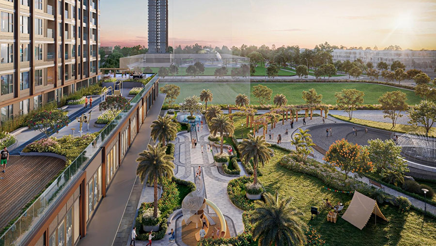 Công viên nội khu Sky Tower Phòng tập Gym Sky Tower